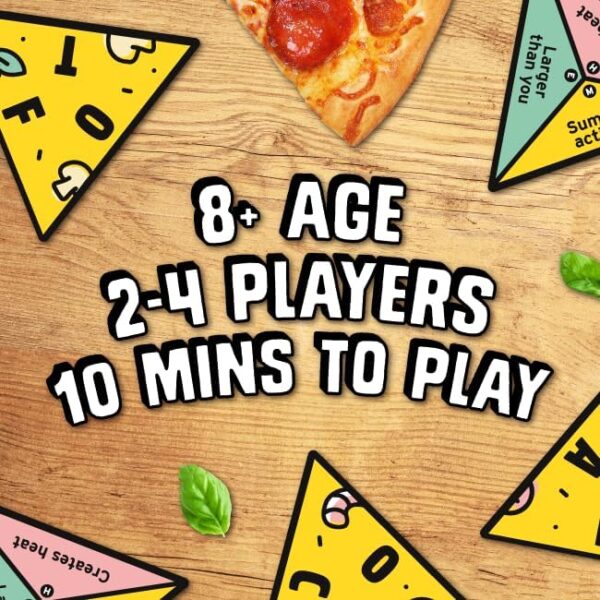 P for Pizza Board Game: Build a Giant Pizza Before Anyone Else Family Travel Game Great for Adults and Kids | Perfect For Holidays and Camping - Image 2