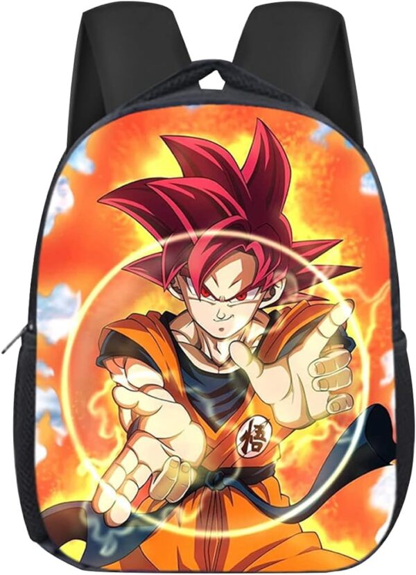 N//C Kids Backpack Backpack Cartoon Anime Goku School Bag for Boys and Teenager 3D Printed Cute Cartoon School Bags for Boys - Image 3