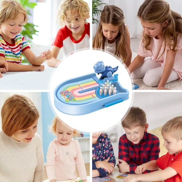 Bowling Game,Dinosaur Bowling Toy Tabletop Games | Fun Bowling Game, Kids Bowling Set, Board Games Party Favor - Image 2