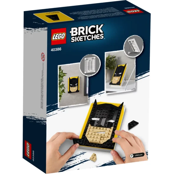 LEGO Brick Sketches: Batman - 115 Piece Building Set - LEGO, #40386, Ages 8+ - Image 2